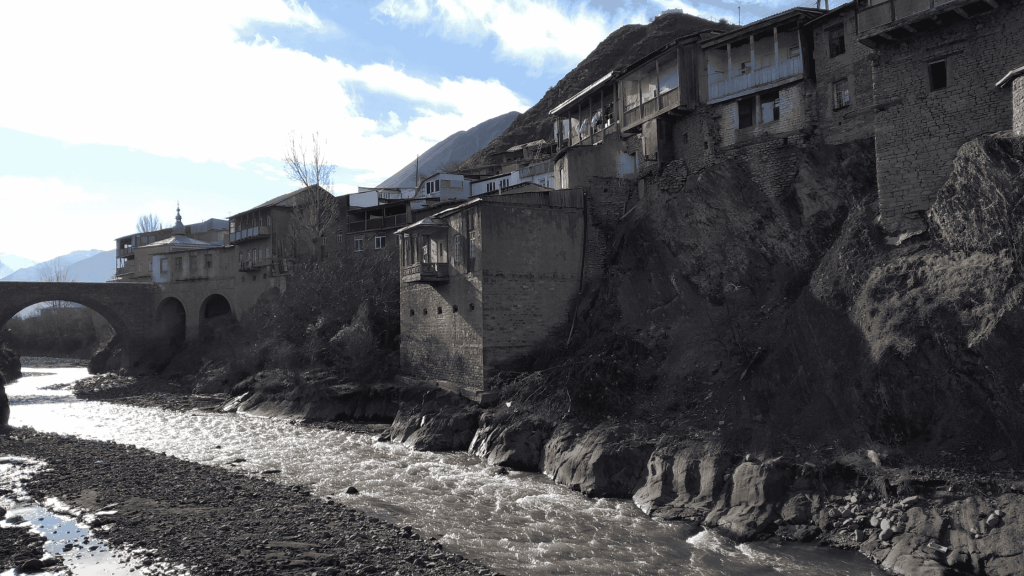 akhty stone bridge traditional architecture daghestan