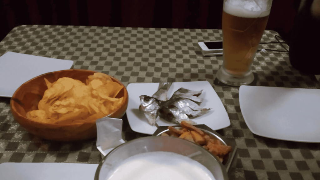 beer snack table dagestan