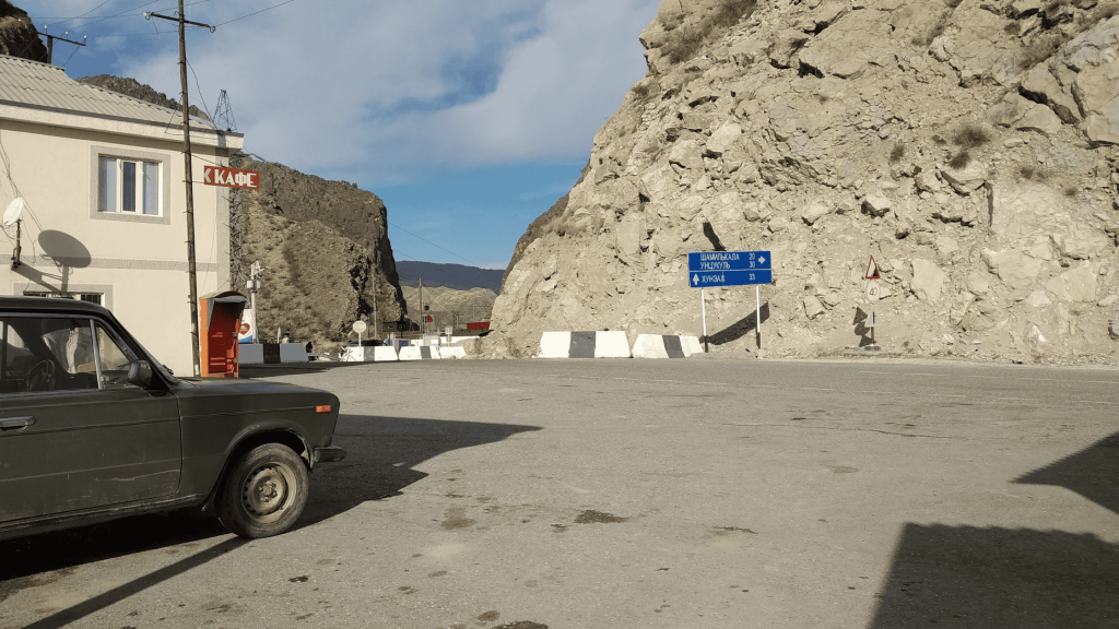 checkpoint mountain road dagestan