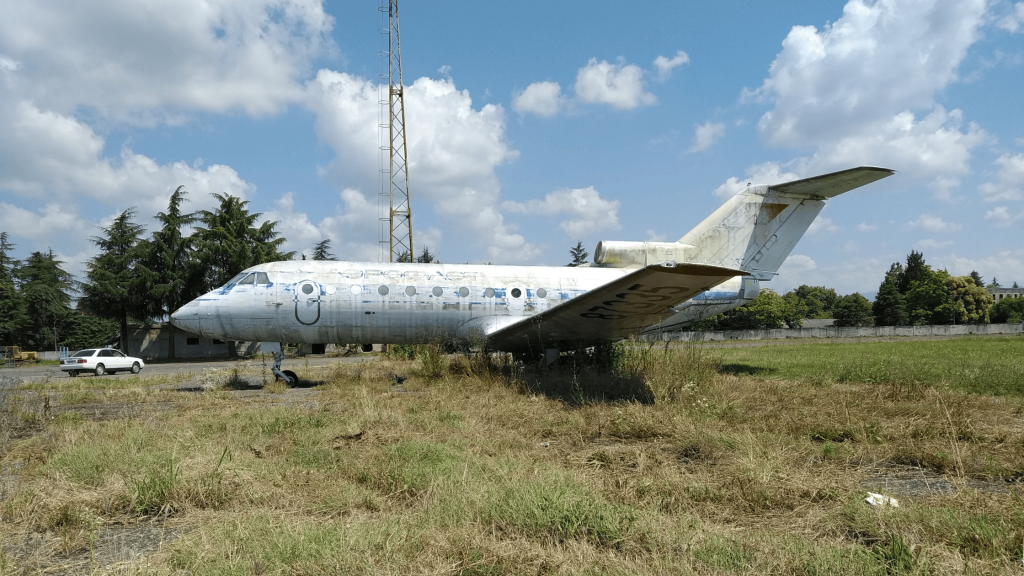 abandoned airplane sukhumi airport abkhazia