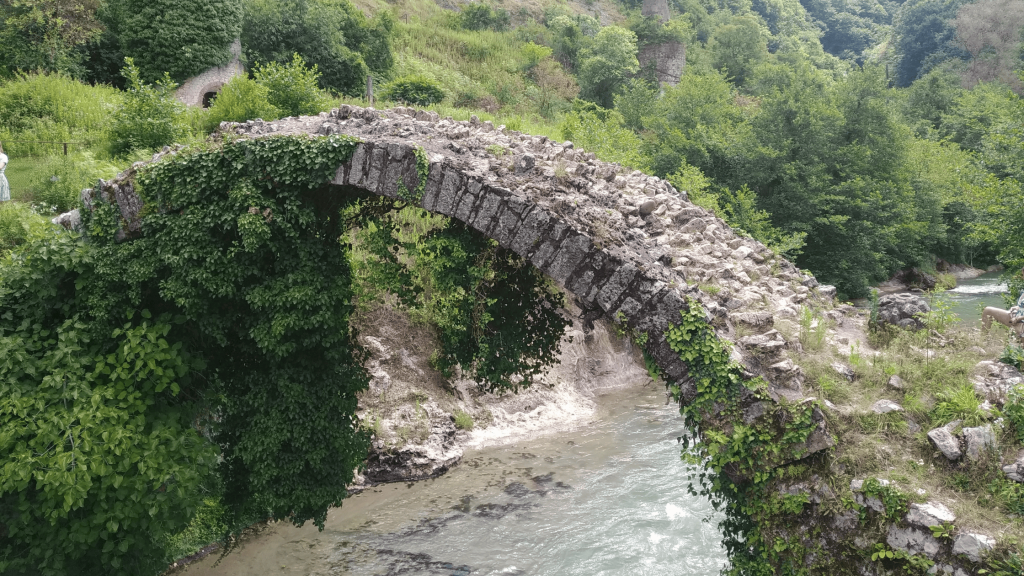 ancient stone bridge abkhazia