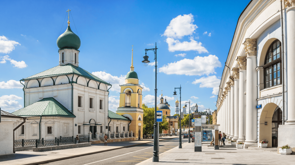 Eglise Saint Maxime du Bienheureux Rue Varvarka Moscou Russie