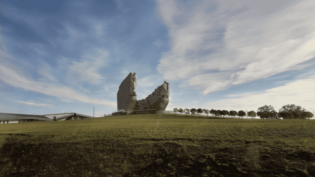 Sambek Heights Memorial on the Road to Donetsk