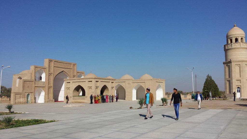 Architecture islamique historique à Konye-Ourguentch au Turkménistan pendant un voyage en Asie centrale
