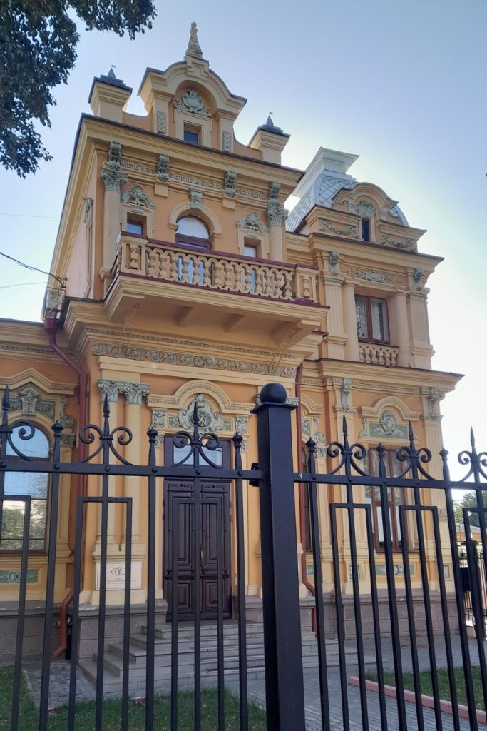 Historic imperial-style merchant house in Krasnodar city center Russia