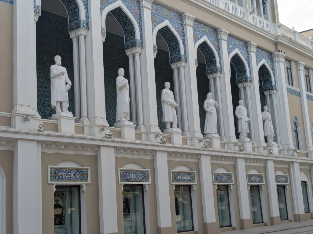Facade of the National Museum of Azerbaijani Literature in Baku